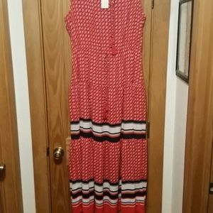 Size 14 Charter Club, sleeveless maxi dress